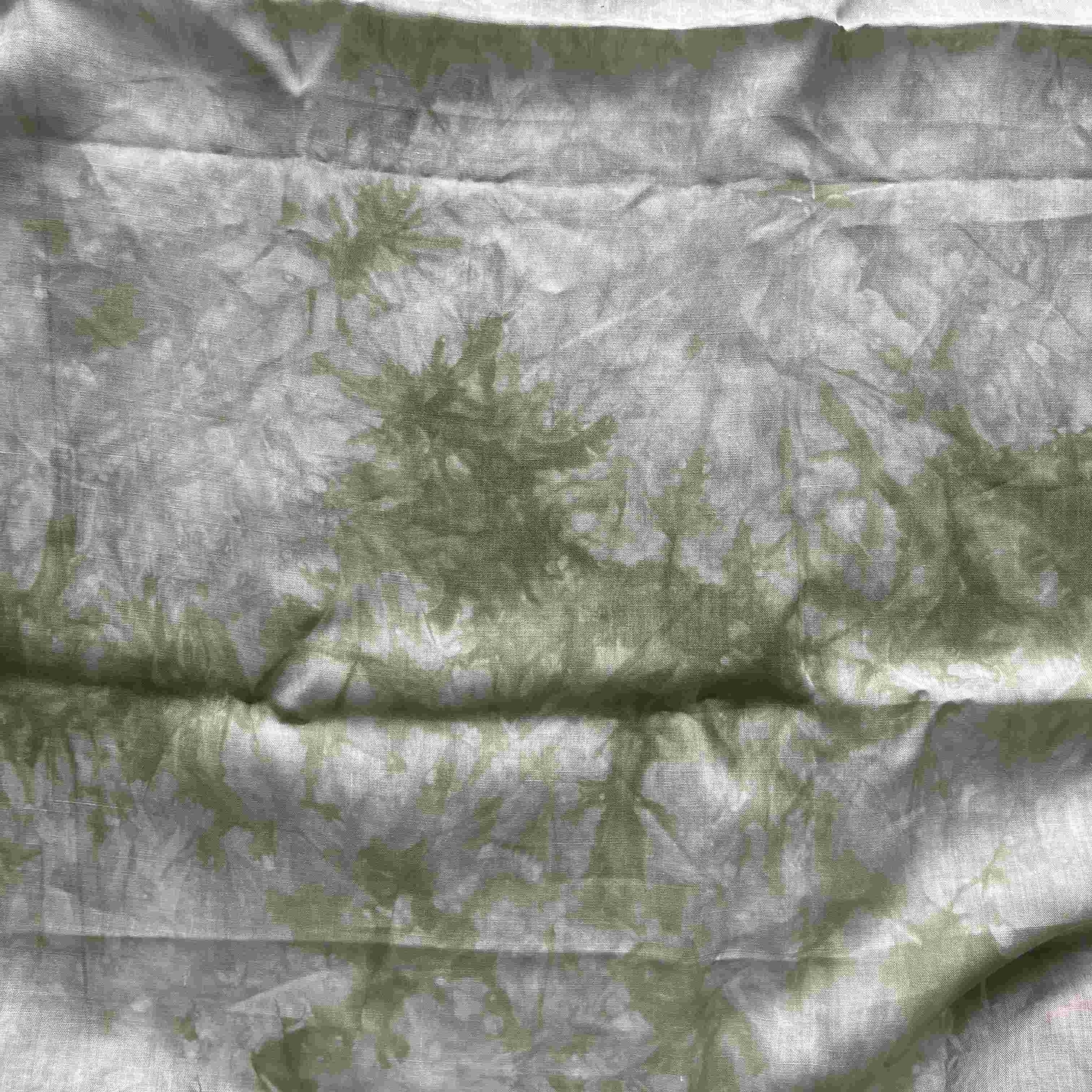 Monet style woven eco-friendly monety new technology blend ramie tencel lyocell eucalyptus tie-dye fabric for clothing