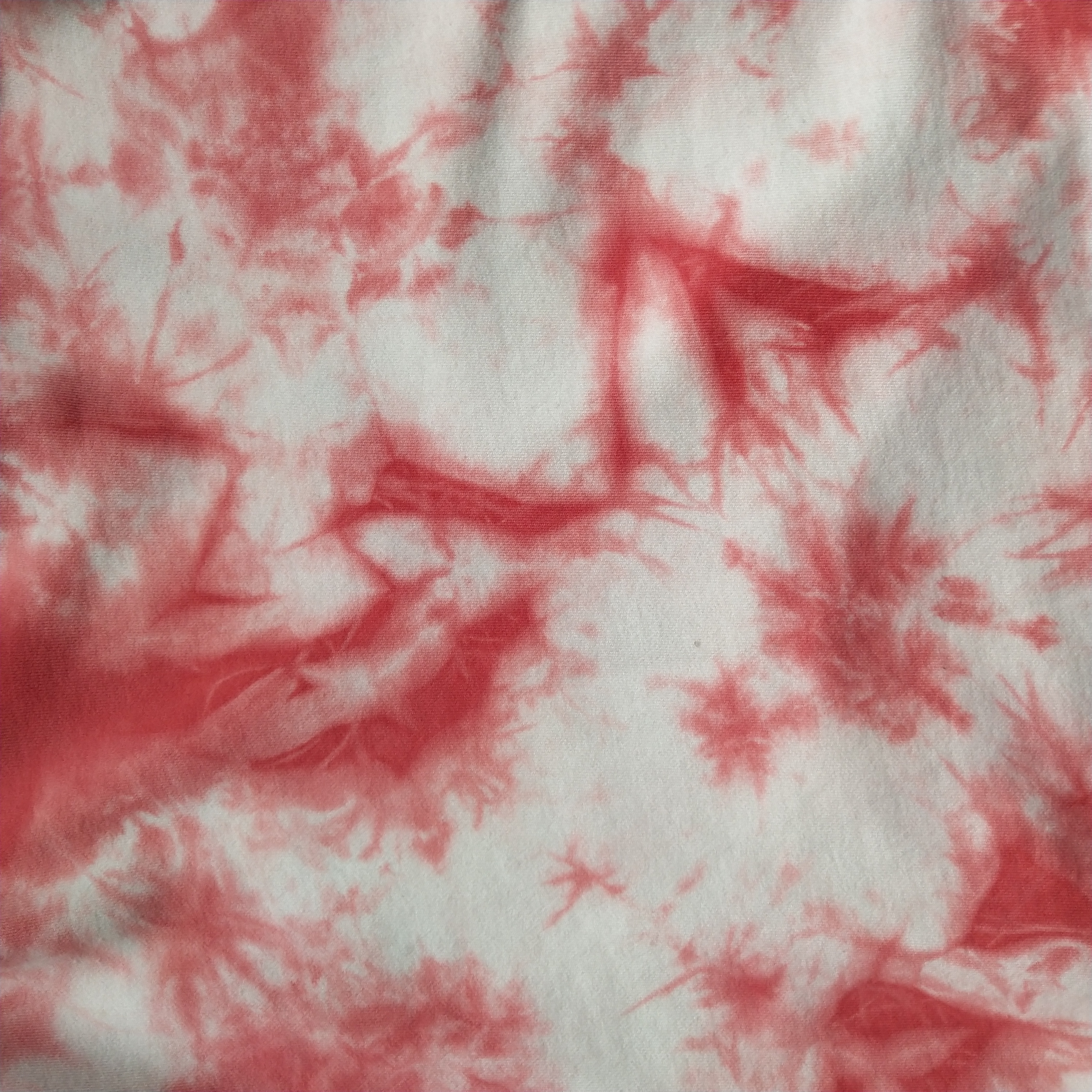 Hot  design 96%rayon 4%spandex 200 gsm tie dye french terry knitting fabric for garment