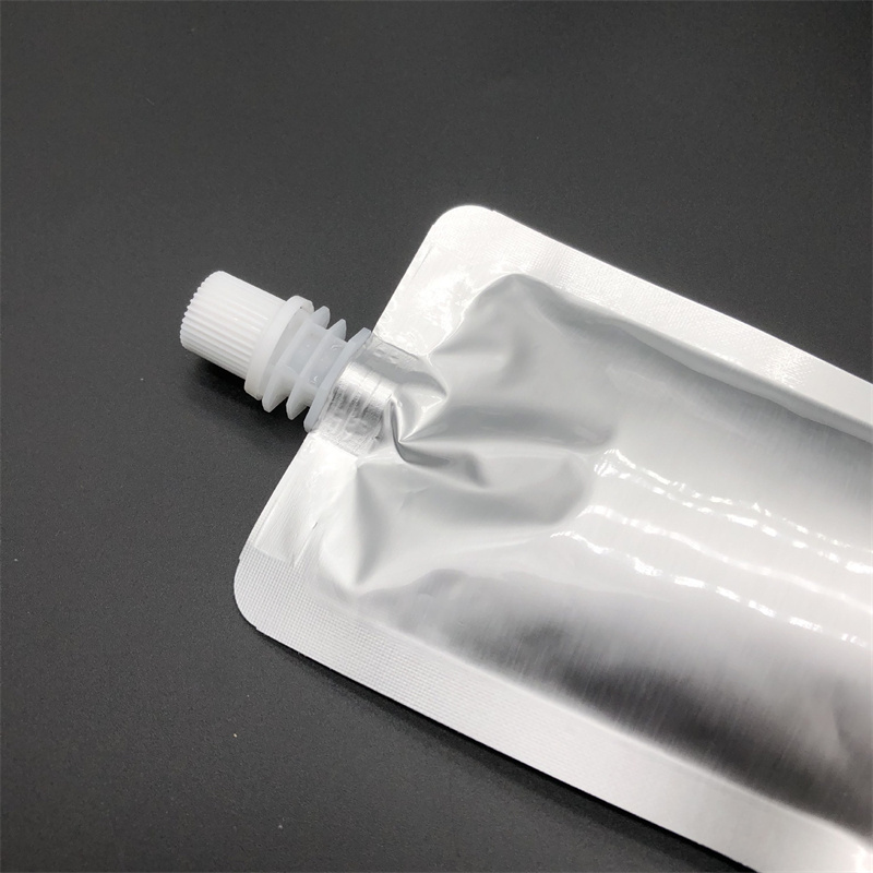 Aluminum Foil Liquid Package Nozzle Bag Light-proof Juice Beverage Milk Sealed Stand Up Storage Reusable Pouch Aluminum foil bag