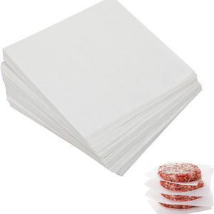 Parchment Paper Squares Small Hamburger Patty Paper Nonstick Precut Square Baking Parchment for Separating Small Burger Wrapper