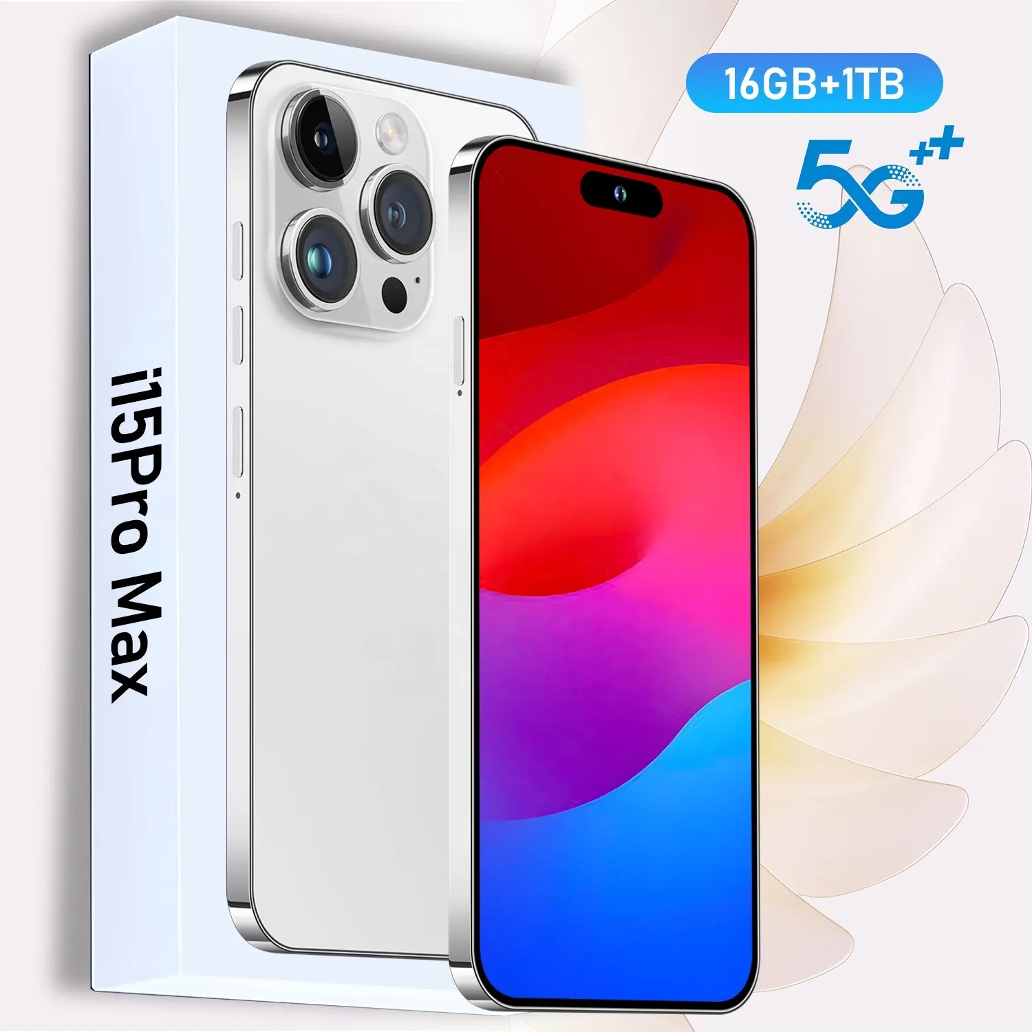 Hot selling original  15 Pro Max 16GB+512GB unlocked 5G smartphone 8800Mah fast charging 6.7inch large screen Android phone