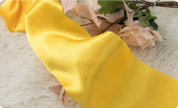 Hot Sale Cheaper Chair Cover Bands Royal Plain Dyed Satin Stretch Chair Sashes For Banquet Home Party Hotel Wedding Decorative