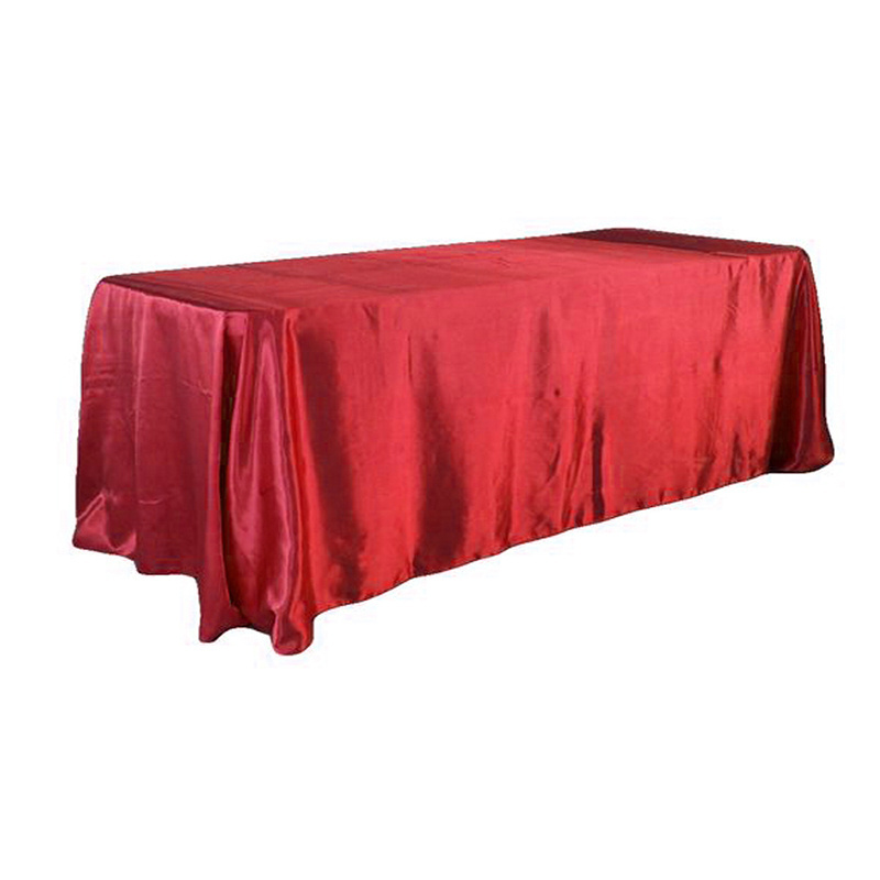 Rectangular Table Cloth Satin Cloth Square Table Cloth suitable for buffet table party holiday dinner wedding banquet decoration