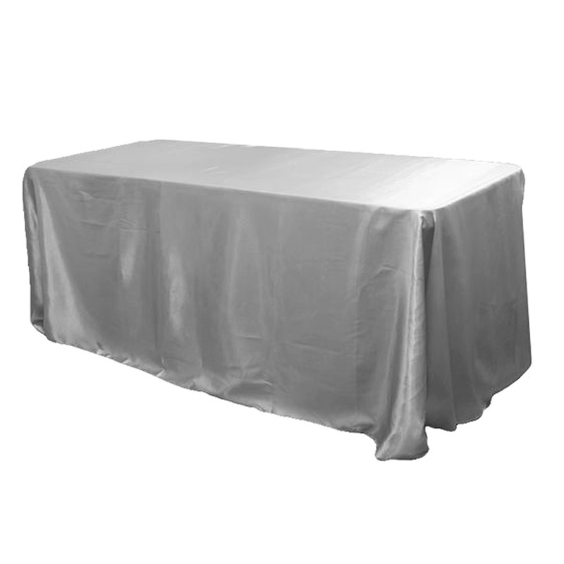 Rectangular Table Cloth Satin Cloth Square Table Cloth suitable for buffet table party holiday dinner wedding banquet decoration