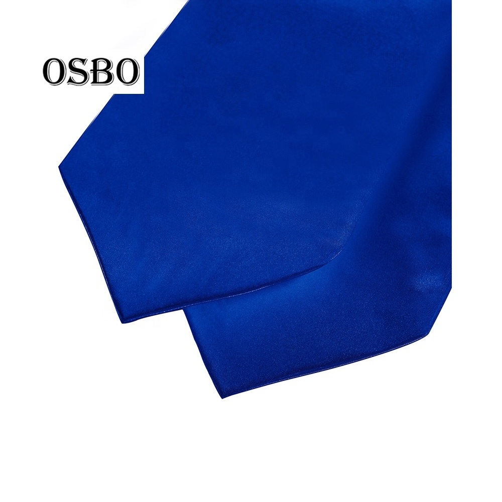 2024 Hot Sell High Quantity royal blue  Plain Graduation Stole academic stole sash