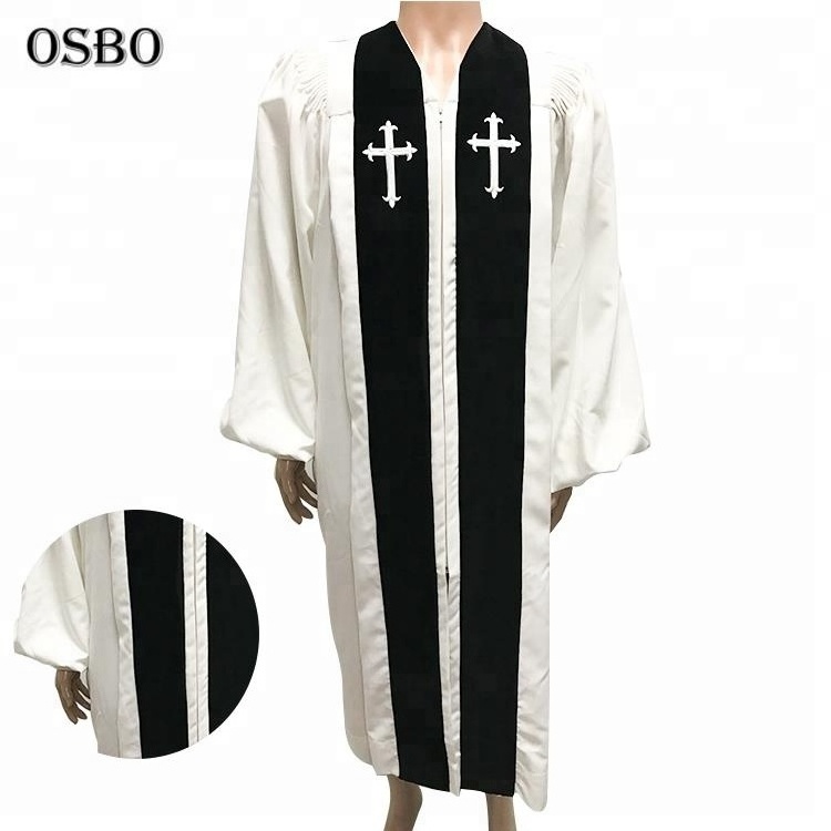 Hot Sell Cheap Modern Church Suits Unisex Custom Clergy Robes Wholesale Church Cassock