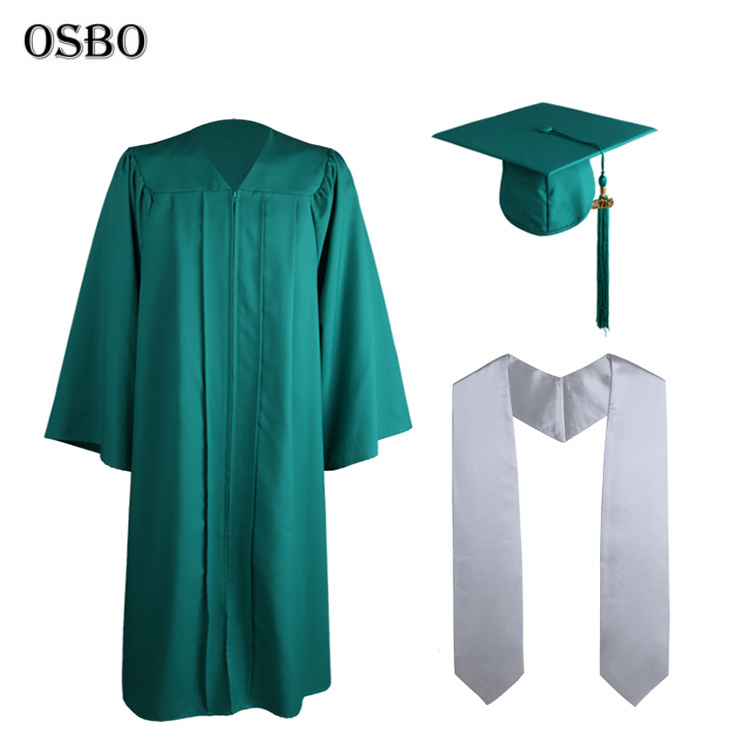 OEM Produce Royal Blue School Uniform /Academic Gown/ Graduation Gown / Robe