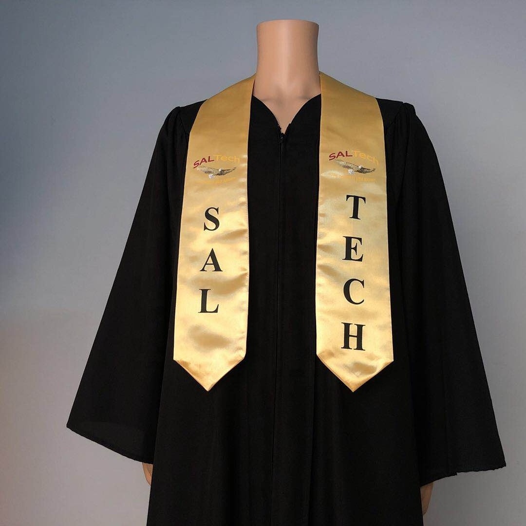 2021  HotSell custom  cheap embroidery  imprint   Graduation Stole sash