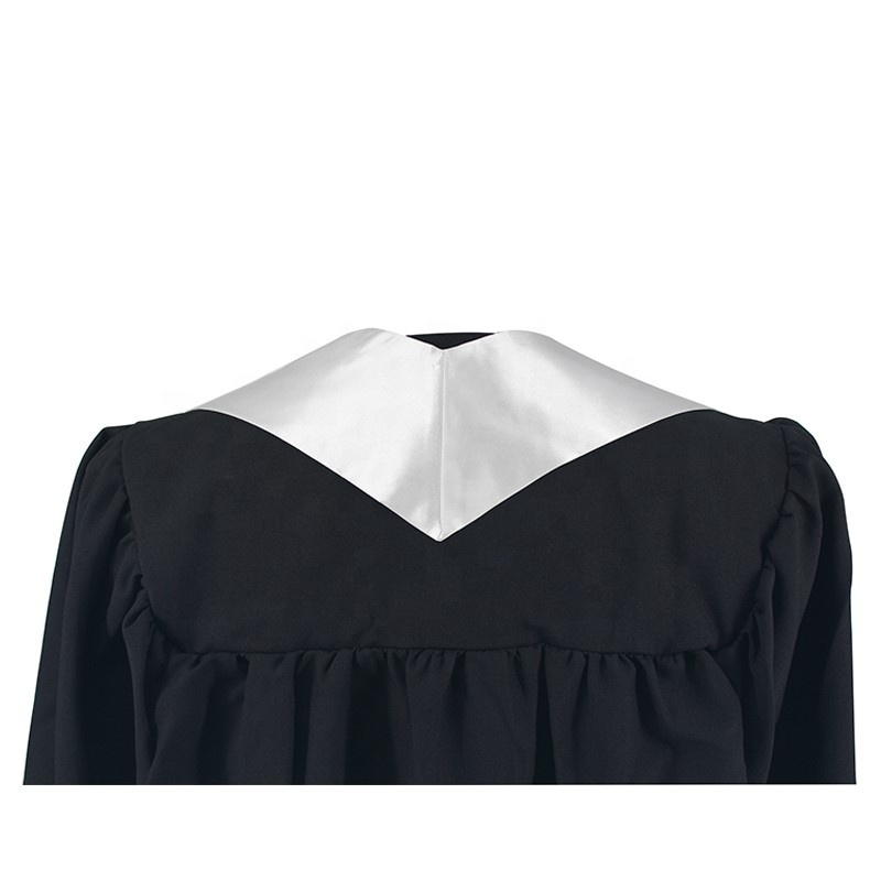 2024  Hot Sell  High Quality White   Plain   sublimation Graduation Stole sash length  60 Inch or 72 Inch