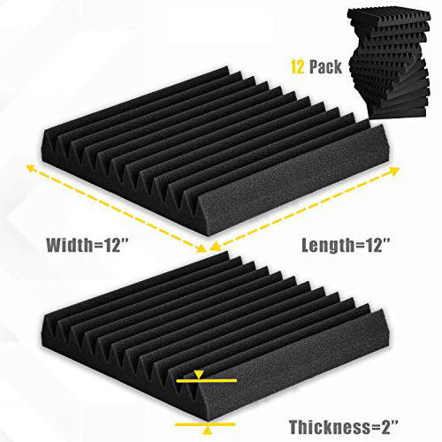 Hot sell 3D Wedge Soundproof Foam Board Fireproof Self-Adhesive Noise Cancelling Wall Panel Sound Insulation Panel Acoustic Foam