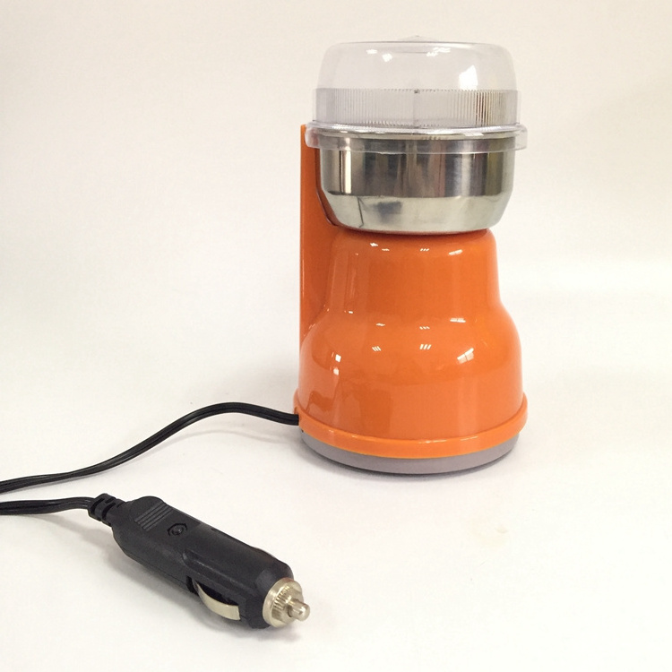 New Design Electric Portable Mini Battery Manual Coffee Grinder With Cigar Lighter In Car Grinder Grinding Machine