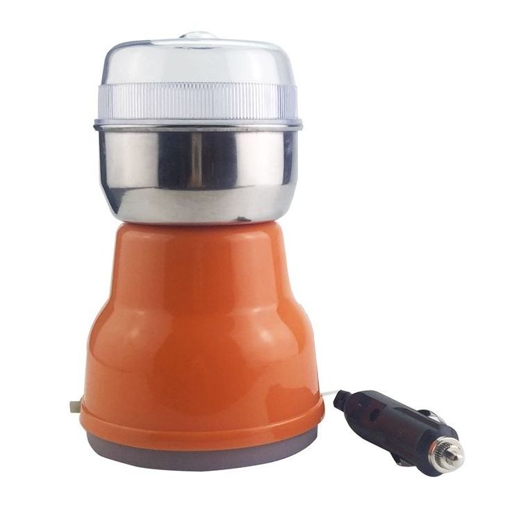 New Design Electric Portable Mini Battery Manual Coffee Grinder With Cigar Lighter In Car Grinder Grinding Machine