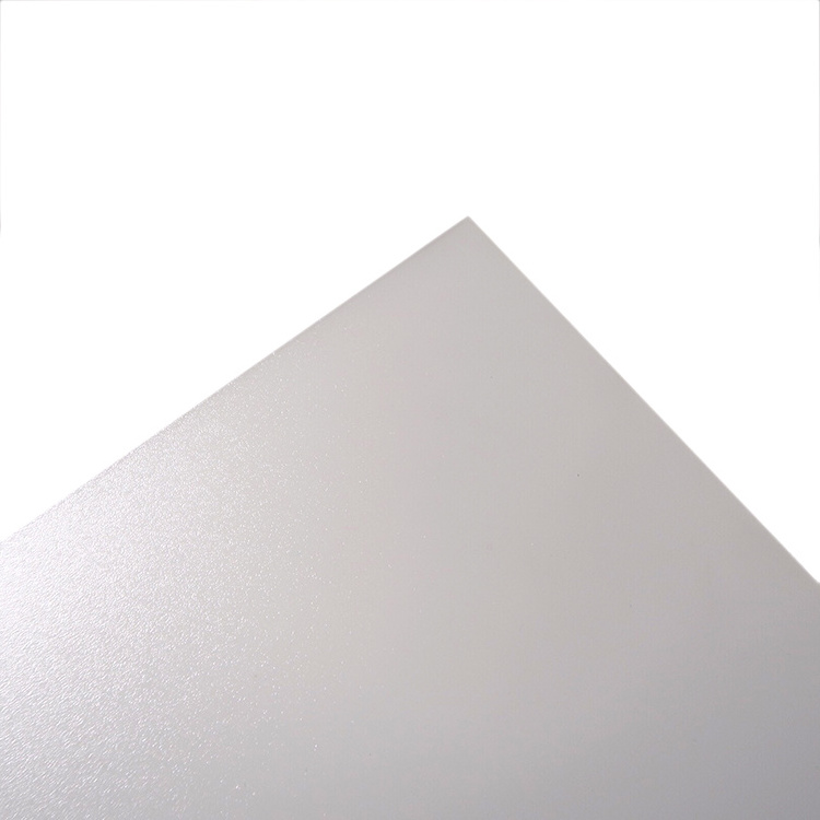 Opal PC Sheet For LED Lighting Frosted Diffusion Panel Frosted Polycarbonate Sheet