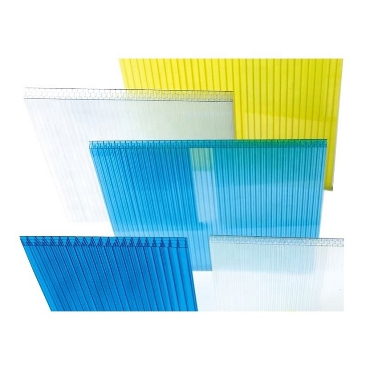 High Temperature Resistance Polycarbonate Skylighting Sheet Green House Honeycomb Hollow Sheet