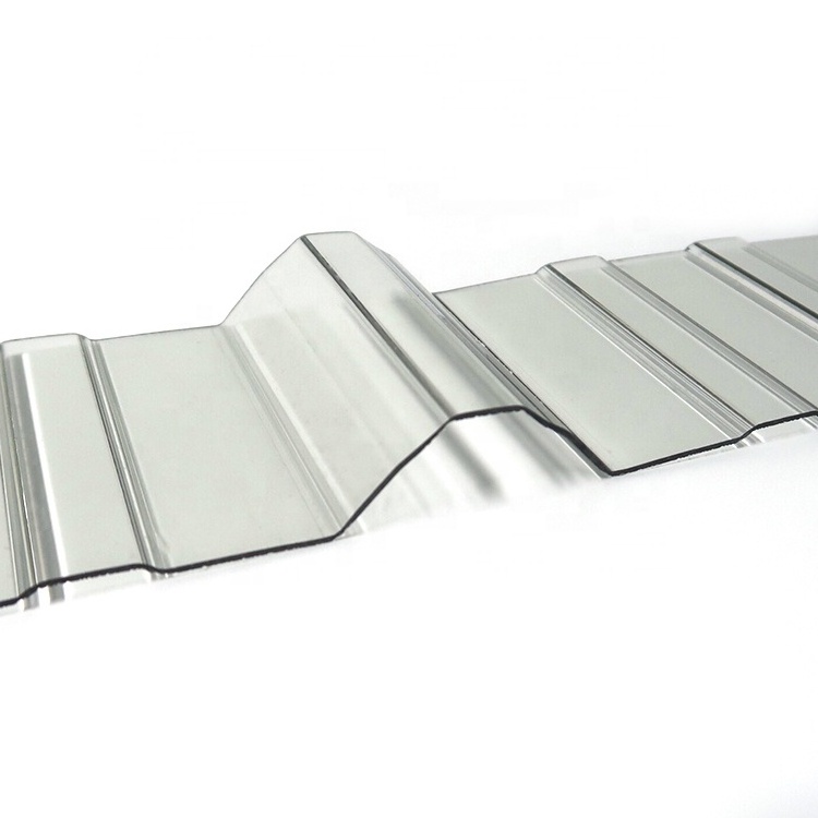 UV Protection Clear Corrugated Polycarbonate Roofing Sheets