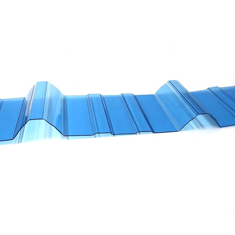 UV Protection Clear Corrugated Polycarbonate Roofing Sheets