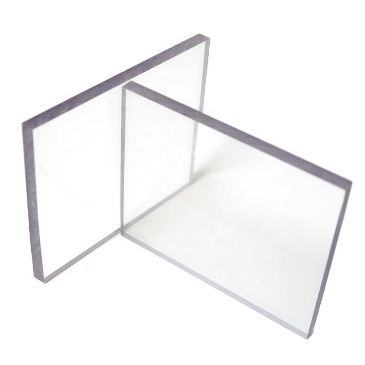 China Clear Transparent Scratch Resistant Hard Coated Solid Polycarbonate Panels PC Solid Sun Sheet