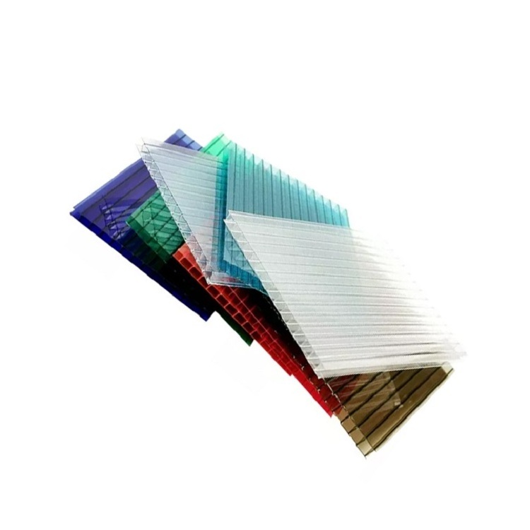 High Temperature Resistance Polycarbonate Skylighting Sheet Green House Honeycomb Hollow Sheet