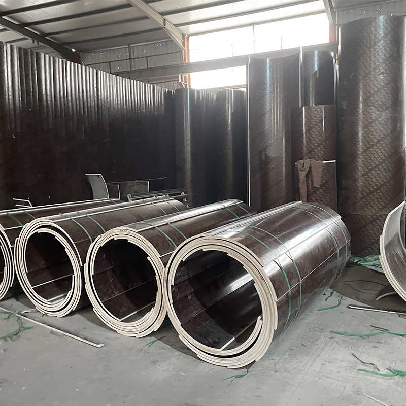 Building formwork can be customized cylindrical wood formwork