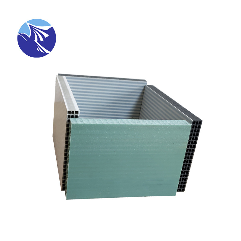 Reuse 60-100 Times Plastic Shuttering Panel Formwork Pp Pvc Hollow Plastic Formwork For Concrete