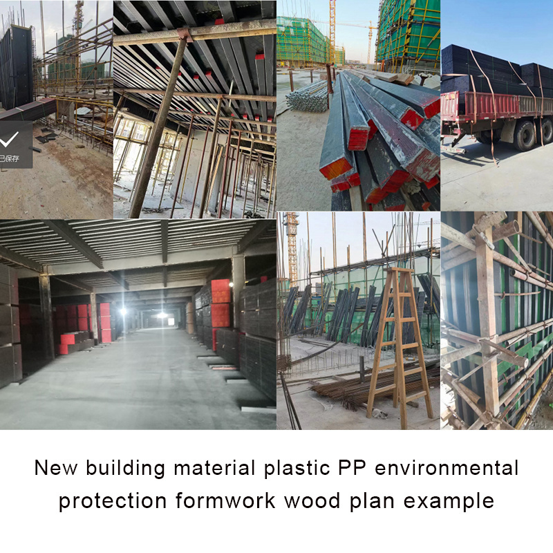 Factory Reuse 60-100 Times Plastic Formwork For Construction Pp Pvc Plastic Formwork Panels For Concrete