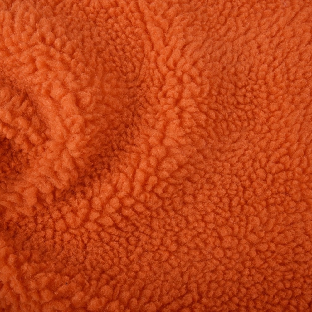 Hot spot sales 100% polyester solid knitted Breathable Lamb wool fabric for Clothing home textiles