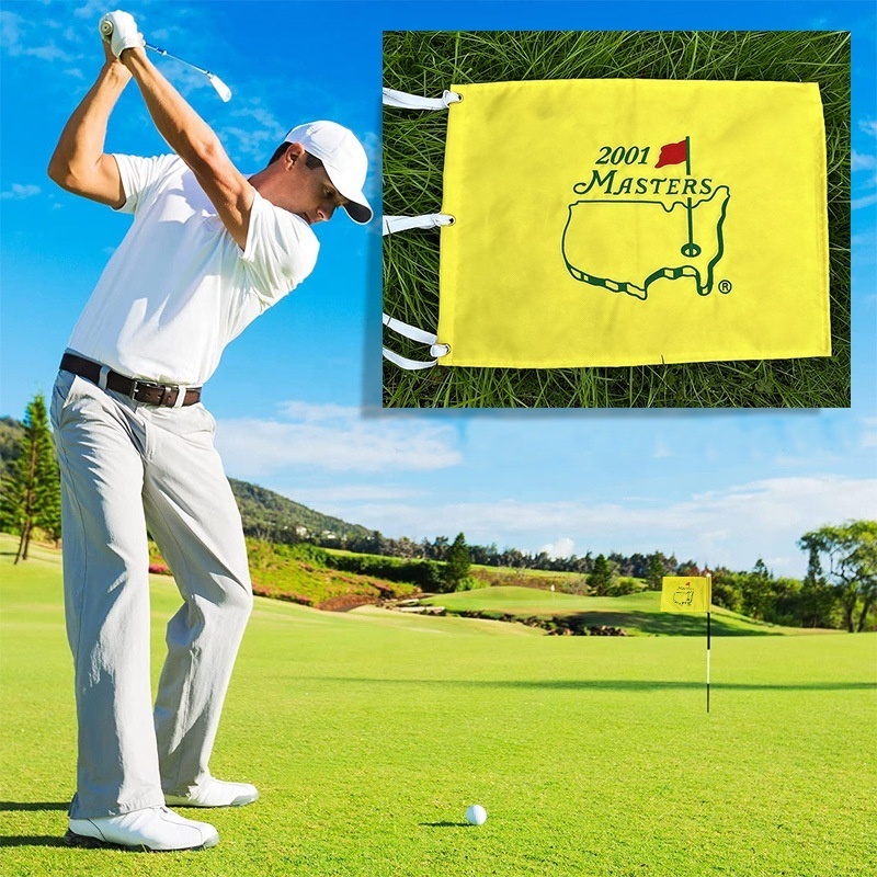 Custom Made 2024 Masters tournament Golf Flag all kinds of  embroidery golf hole flags PGA flag