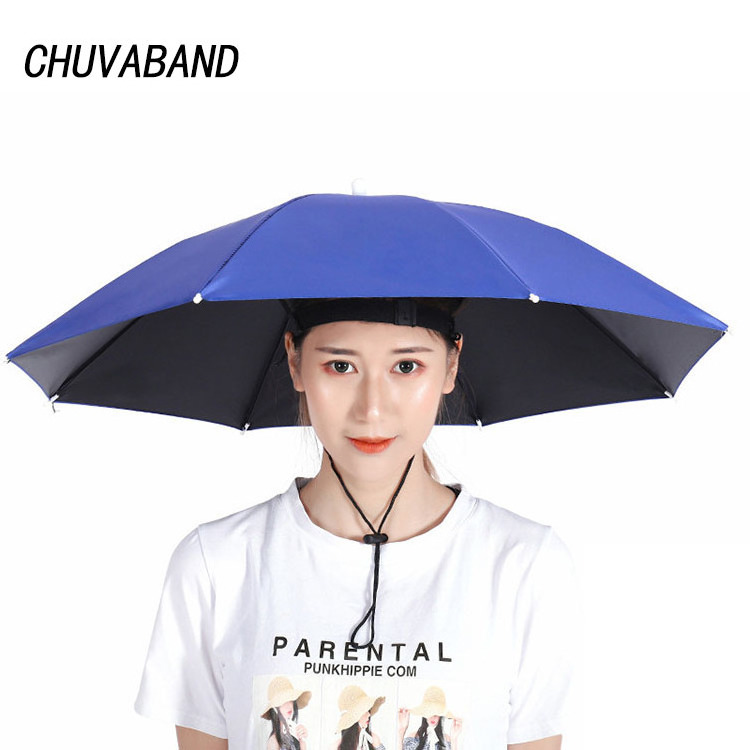 CHUVABAND 15 Inch 8 K Diameter 69 CM Cap Umbrella Promotional Paraguas Parapluie Wholesale Plain Child Hat Cap Umbrella For Kids