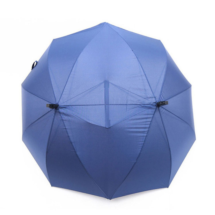 CHUVABAND Innovate Promotional Umbrella Customized Logo Printing Double Shaft Twins Lover Couple Umbrella For Two Person