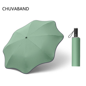 CHUVABAND Fashion Safty Round Corner Blunt Umbrella No Tips With UV Protection