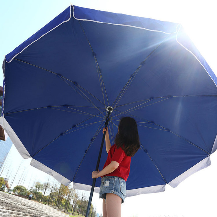 CHUVABAND 1.8M Silver Coating Outdoor Beach Umbrella Sunshade Parasol Umbrella