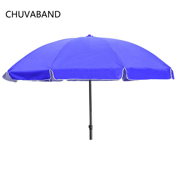 CHUVABAND 1.8M Silver Coating Outdoor Beach Umbrella Sunshade Parasol Umbrella