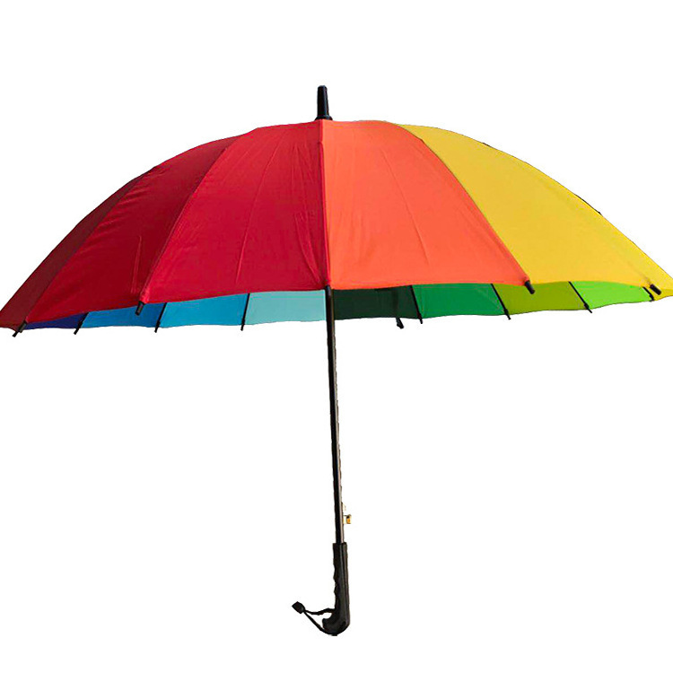 CHUVABAND 21 Inch 16K Umbrellas For The Rain Factory Guarda Chuva Wholesale Metal Frame Rainbow Straight Umbrella Automatic