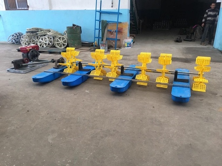 12 P Diesel Engine Aerator Fish Pond Paddle Wheel Aerator Aquaculture Machine Aerators Increasing Dissolved Oxygen 12 Pieces