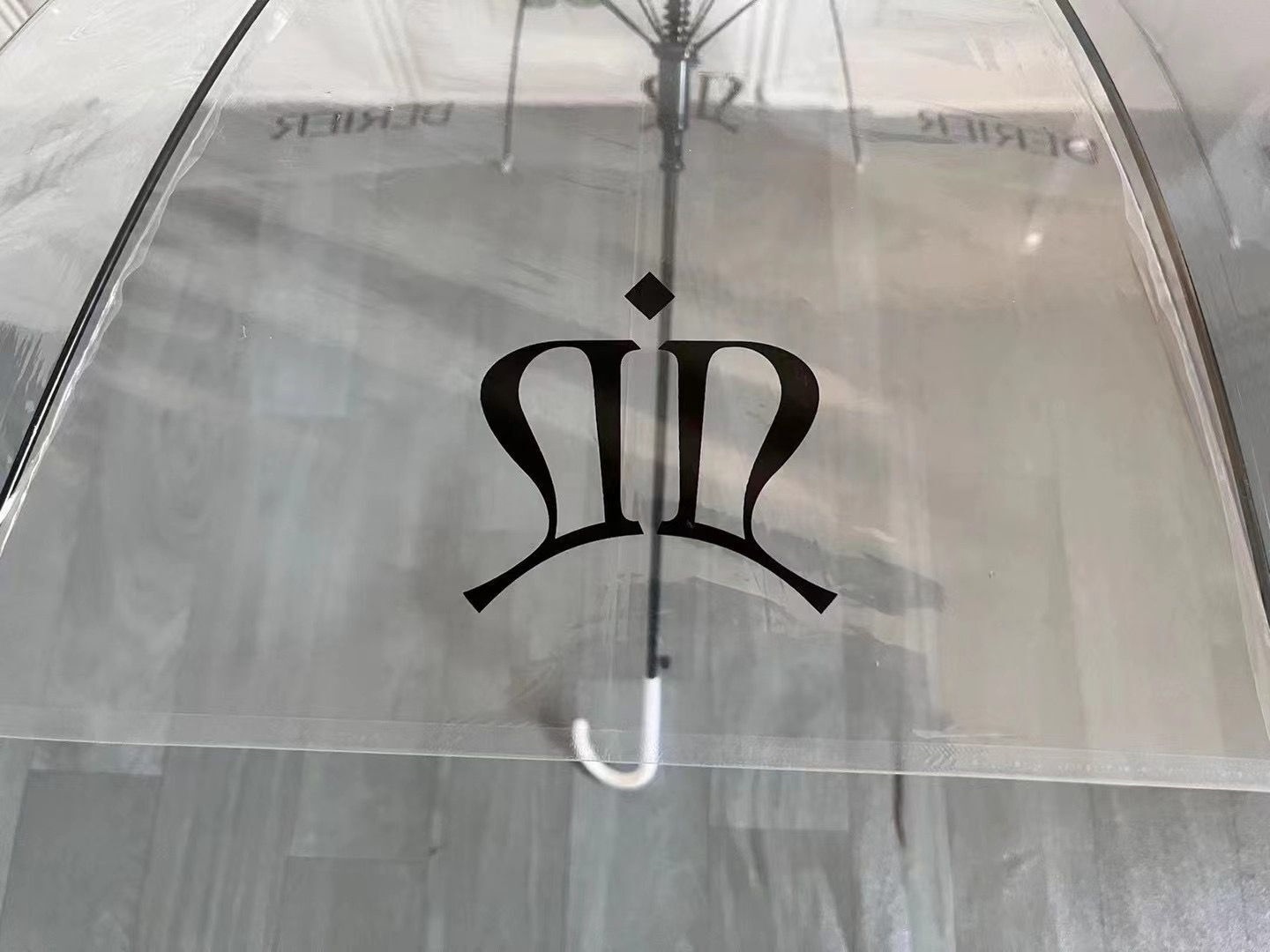 New design straight golf style Promotion Transparent Princess clear umbrella