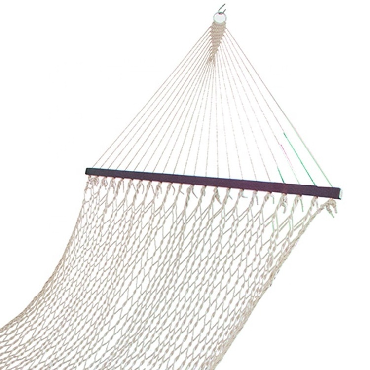 High quality Hanging double cotton rope soft hammock Portable Camping Hammock indoor garden hammock