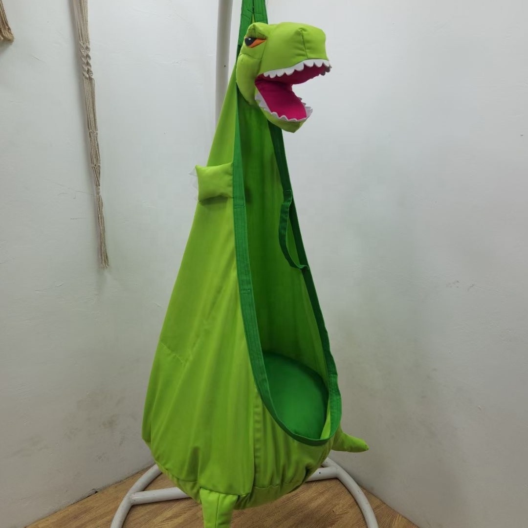 Dinosaur Children Hanging Hammock Kids Pod Swing Seat