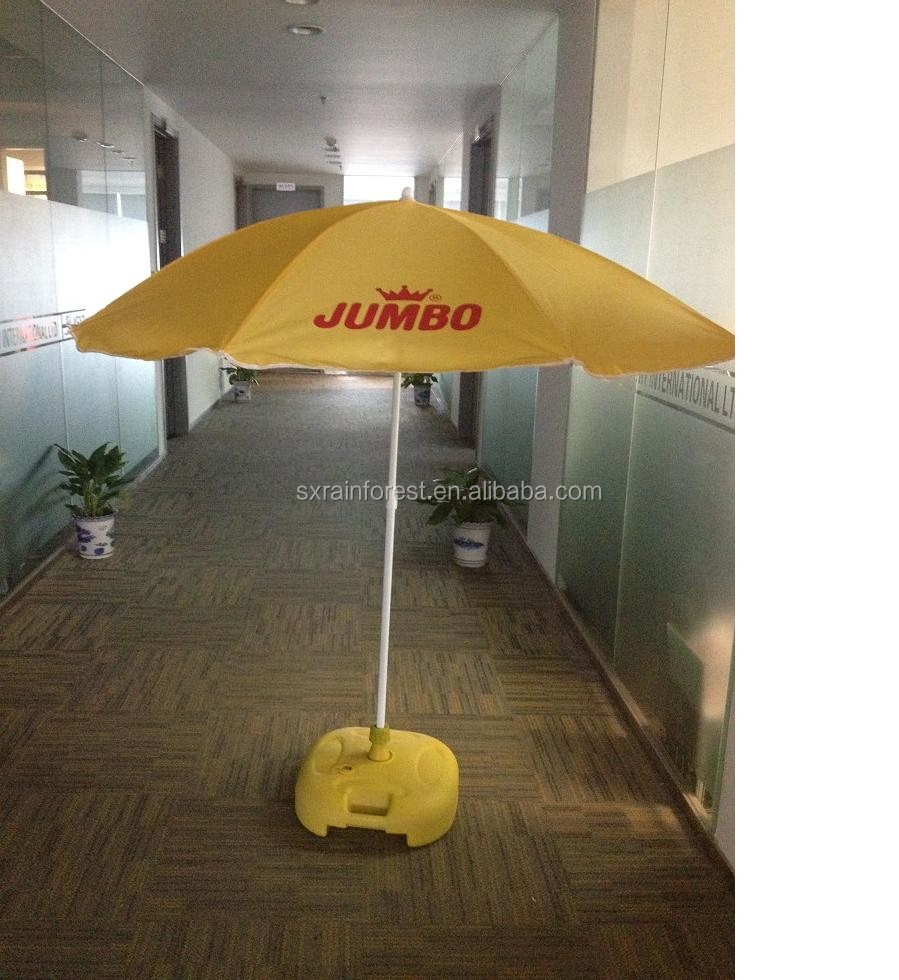 sun folding beach umbrella with umbrella base