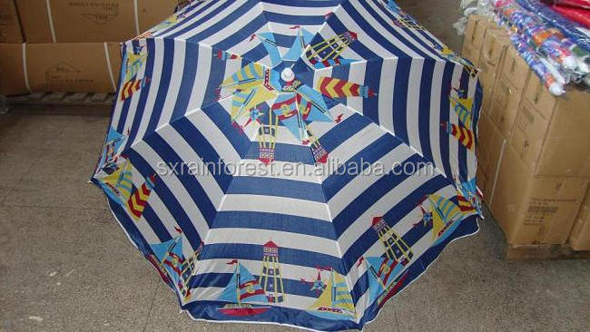 white frame parasol umbrella economic outdoor beach umbrella for sale