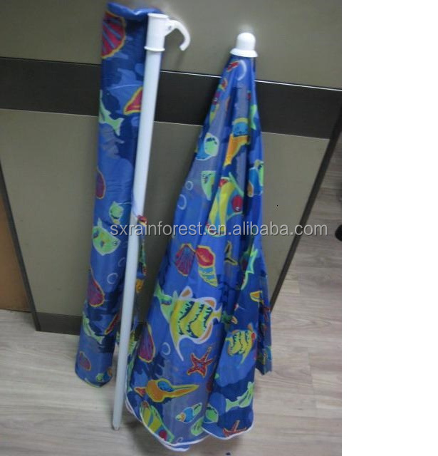 white frame parasol umbrella economic outdoor beach umbrella for sale