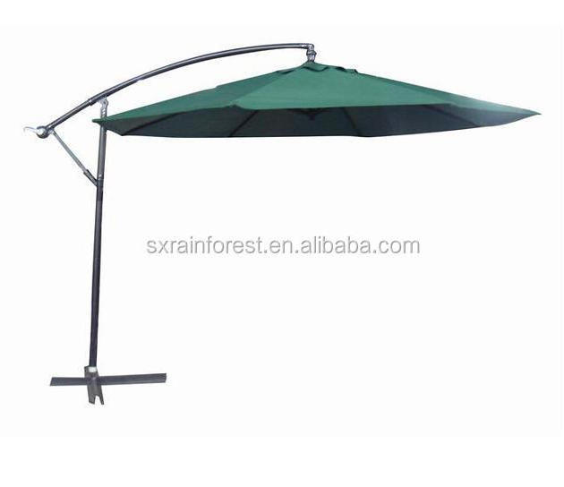 3m outdoor furniture parasol sun shade cantilever banana hanging umbrella