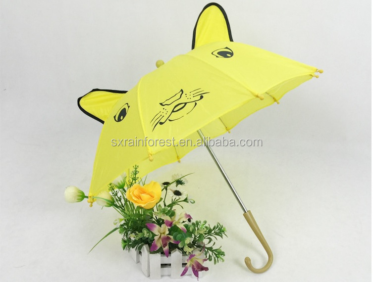 various colorful cute animal design kids toy umbrella for fun