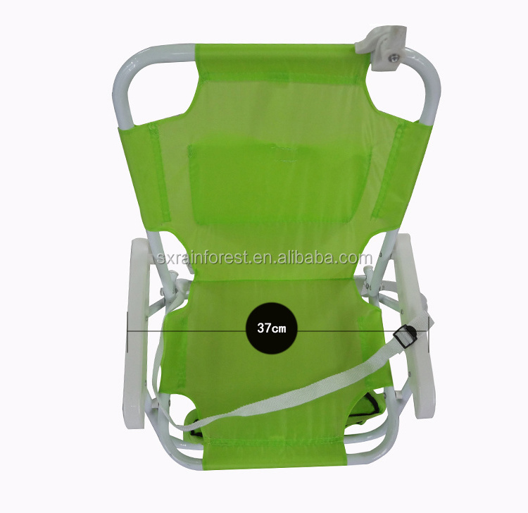 Factory cheap item to sell kids folding beach chair with umbrella and cooler bag