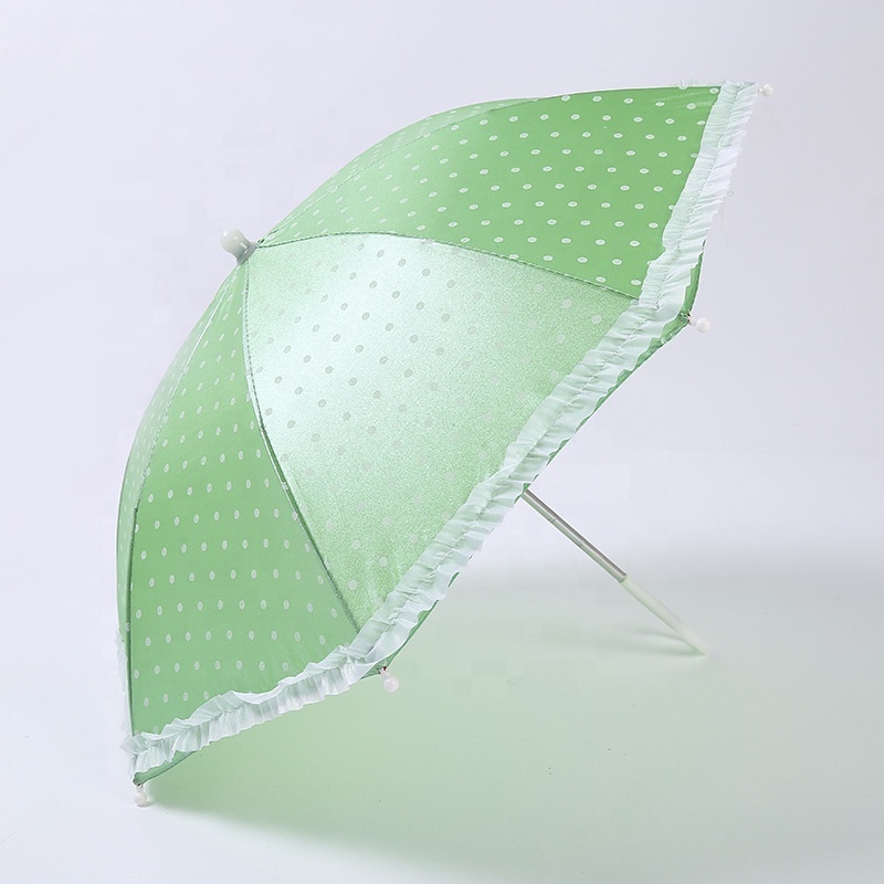 Pearl cloth polka dot cute kids umbrella RF-K32