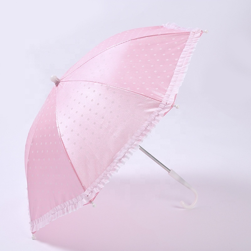 Pearl cloth polka dot cute kids umbrella RF-K32