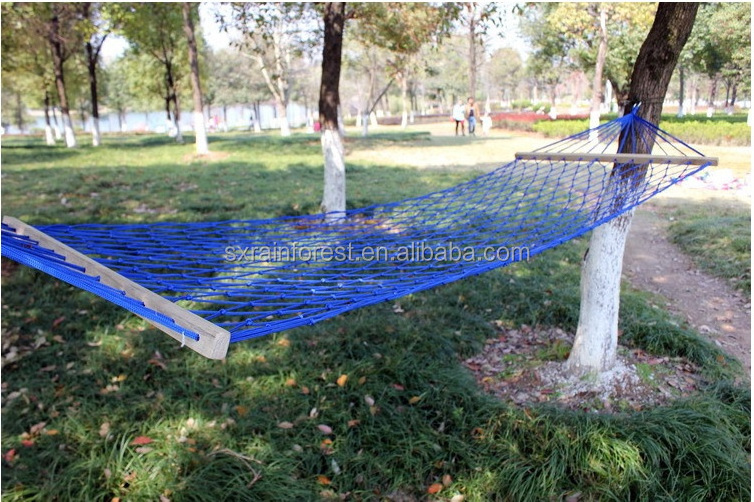 durable nylon rope mesh hammock net