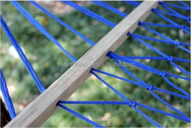 durable nylon rope mesh hammock net