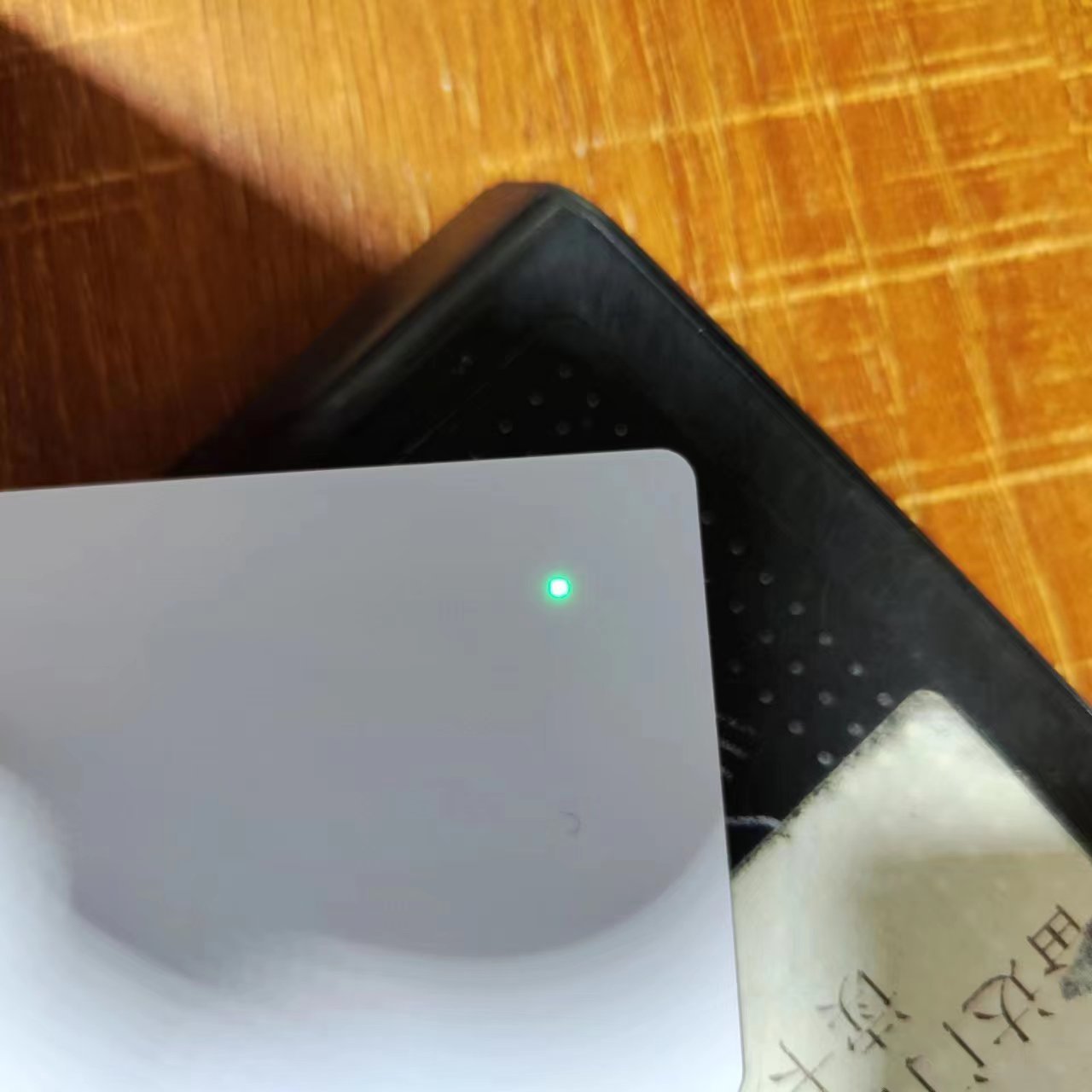 Printable NTAG 213 215 216 Rfid NFC Card with Led Light for access control wristband card/ Credit Card Cashless Payment