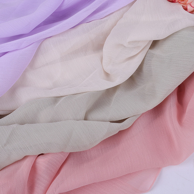 75D High-density Soft Drape Polyester Silk Chiffon Fabric Used For Spring And Summer Drape Ancient Costume Hanfu