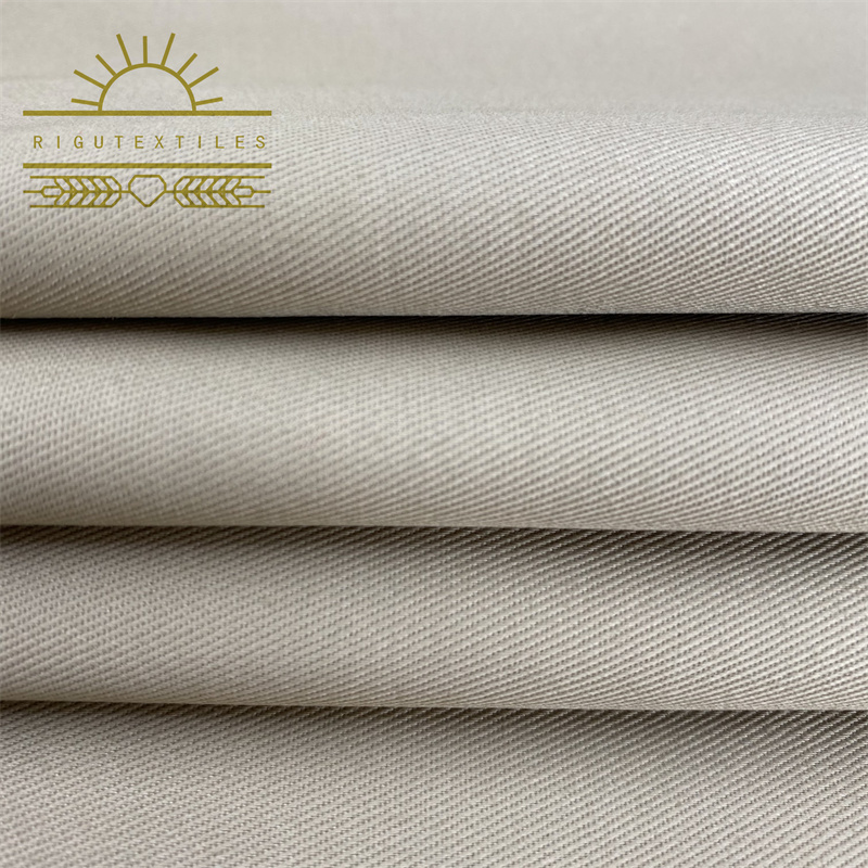 RIGU Textiles CVC Plain Twill Weave Kevlars Fabric Roll Aramid Fabric for protective coverall